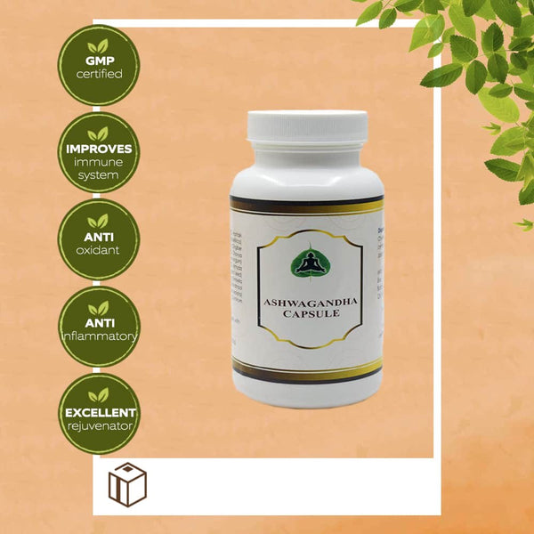 Ashwagandha capsule : Potent nerve tonic for vitality