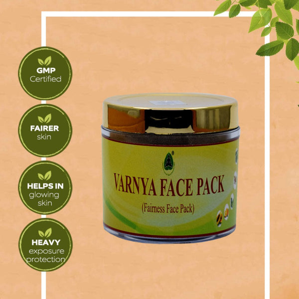 Varnya face pack : Face pack for a fairer skin.